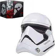 STAR WARS - The Black Series - First Order Stormtrooper Premium Electronic Helmet - Inspired by Star Wars: The Last Jedi Movie - Roleplay Collectible Action Figure - Toys for Kids - F0012 - Ages 14+
