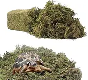 12 Quart Natural Reptiles Moss Bedding Terrarium Sphagnum Moss for Snakes Lizards, Frogs Bedding, Bioactive Terrarium Tanks, Organic Moss for Garden Orchids Plants