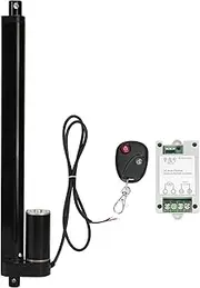 Electric Linear Actuator, 1000N 24V DC Motion Actuator, 300mm Stroke IP65 Linear Drive, Motorized Actuator for Massage Chair, Automation Equipment (Actuator with Controller Remote Control)