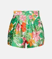 [Alemais] Alémais Amelia printed high-rise shorts UK 14 multicoloured