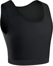 [XUJI] Chest Binder Transgender FTM Elastic Compression Bra Pullover Tank Top
