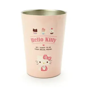 【震撼精品百貨】凱蒂貓_Hello Kitty~日本SANRIO三麗鷗KITTY無把不鏽鋼杯400ml (炎夏企劃)*12512