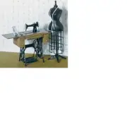 Dollhouse Miniatures 1:12 Scale Sewing Machine Kit #CB2108