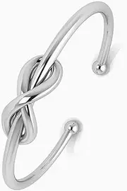 Krysaliis Expandable Love Knot Sterling Silver Baby Bangle, 5 Ounce