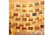 Litogo 12M 120 LED Photo Clip String Lights, USB Powered, 60 Clips, 8 Modes