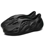 2021 Summer Couple's Large Size Beach Sandals & Slippers for Men and Women black 38