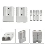 Reliable 2 Pack For ANDERSON Plug Cable Terminals for Batteries 50A White