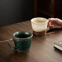在飛比找蝦皮購物優惠-Coarse pottery Coffee cup tea 