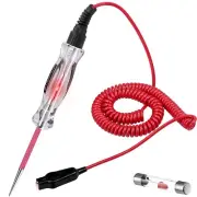 Premium LED Bulb Automotive Circuit Tester, 6-24V Test Light with 135 Inch PU...