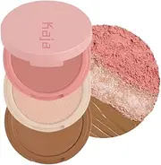 KAJA 3 Colors Palette - Play Bento_Butter Up | Powder Blusher, Highlighter, Cream Bronzer, Creamy Application, with Mango Seed Butter, Powdery Finish, Easy Finger Application, Lightweight Formula