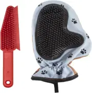FURemover Mitt & Brush Set, 2-sided Lint Brush - Colors Vary