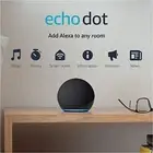Echo Dot (4th Gen) Charcoal Sleek Design With Full Sound, Bluetooth, and Alexa