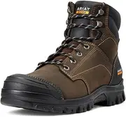 [ARIAT] Men's MNS Treadfast 6" H2o Drk BRN Fire and Safety Boot