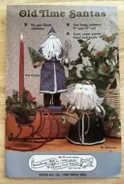Gooseberry Hill OLD TIME SANTAS Pattern Kris Kringle & St. Nicholas 9” & 13”