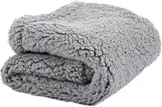 BESPORTBLE Pet Mat Pet Bed Mat Dog Puppy Wool Throw Blanket Pet Christmas Puppy Throw Blanket Soft Pet Blanket Pet Hair Resistant Blanket Thermal Cat Mat Doggy Blankets Pets Sherpa Grey