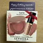 Tarte Amazonian Clay 12- Hour Blush in Paaarty & Tarteist Creamy Matte Lip Paint