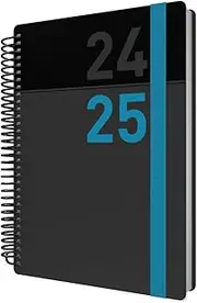 Financial Year - Delta - A5 Day-to-Page 2024-2025 Mid/Academic Diary/Planner