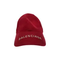 在飛比找蝦皮購物優惠-Balenciaga 巴黎世家 帽 棉 紅色 日本直送 二手