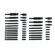 Bondhus 42pc Hex Power Insert Bit Set Metric SAE Ball End Driver 1/4in Shank USA