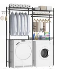 Over The Washer and Dryer Storage Shelf, Laundry Room Shelves, 5 Tiers Adjusting