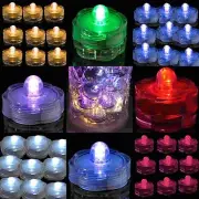 40 SUPER Bright LED Floral Tea Light Submersible Battery Floralyte Party Wedding