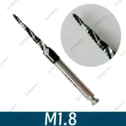 φ1.8 Dental Guide Drill Pilot Cross Cutter Bone Cut Debris Blade Fit Lindemann
