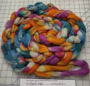 Superwash Wool Sliver Roving Spinning Handpainted USA NWT Beach Scape