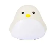 F33 Creative Cartoon Time Bird Alarm Clock Led Warm Light Night Light Usb Charging Cute Mute Clock Decorative Clock
