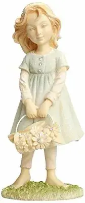Enesco Foundations by Karen Hahn I Love You Mom Girl Figurine, 4.49-Inch