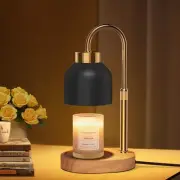 Candle Warmer Lamp with Timer and Dimmer and 2 Bulbs, Height and Brightness A...