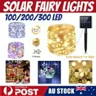 Solar Fairy String Lights 100/200/300 LED Outdoor Garden Christmas Party Decor