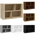 Sideboard White Engineered Wood Buffet Cabinet Cupboard Shelf Storage vidaXL