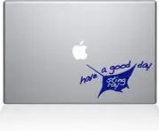 The Decal Guru Have a Good Day Sting Ray Decal Vinyl Sticker - 11" MacBook Air