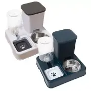 Gravity Pet Feeder and Water Dispenser Set, Automatic Cat Feeder and Waterer Set