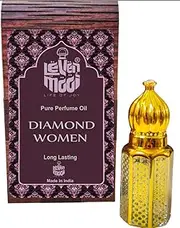 LEVENMOOI DIAMOND WOMEN wooden attar for Suitable for Daily uses,Occasions & parties long lasting Fragrance roll on Perfume Oil Leak proof available in travel size for unisex 3ML
