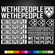 FITS We The People Vinyl Decals Sheet Bike Frame Cycle Cycling Bicycle Mtb