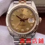 BF二手/ROLEX勞力士潛航者男士腕錶潮流時尚防水日曆機械手錶男116233G瑞士機芯金色錶鏈黃金錶特價323545