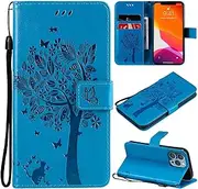 MojieRy Phone Cover Wallet Folio Case for Oppo FIND X5 PRO, Premium PU Leather Slim Fit Cover for FIND X5 PRO, 2 Card Slots, Strongly Fitting, Blue