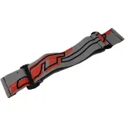 JT Goggle Part - Mask Strap - Grey / Red - Paintball