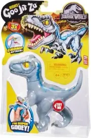 Jurassic World - Chomp Attack Stretch Blue Velociraptor Action Figure