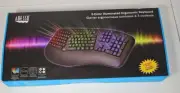 Tru-Form 150 3-Color Illuminated USB Ergonomic Keyboard AKB-150EB NEW Sealed