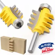 1/4" Cutter Router Bit Reversible Shank Finger Glue Joint Woodworking Tool