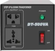 500W (DT-500VA) Step Up & Step-Down Voltage Transformer Power Converter - NEW