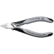 Knipex 77 32 130 ESD, 5 1/4' Electronics Diagonal Cutters, ESD Handles