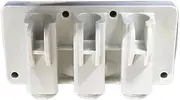 Naked Head Front Panel White Color Discharge Block Spare Parts for Soft Ice Cream Maker Accessories of Soft Serve Machines