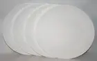 Mikasa Macie White Bone China 11" Dinner Plates Set of Four New