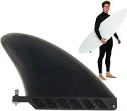 Paddle Board Fins Replacement - Versatile Surfboard Longboard Tail Fin Surfing Watershed Fin - Easy Install Longboard Fins Paddle Board Accessories for Paddleboards Kayaks Longboards