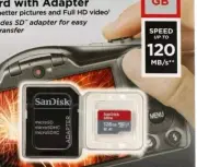 SanDisk Ultra 128GB microSDXC UHS-I Card with Adapter, Black