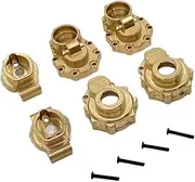 Ｓｉｍｈｏａ 1/10 RC Car Brass Steering Cup Counter Weight Set Heavy Replacement C Mount Rear Steering for Crawler Parts Car