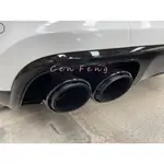 涔峰ＣＦ☆(三層鈦)PORSCHE CAYENNE E3 SUV COUPE 9Y0 專用 尾飾管 尾喉 排氣管